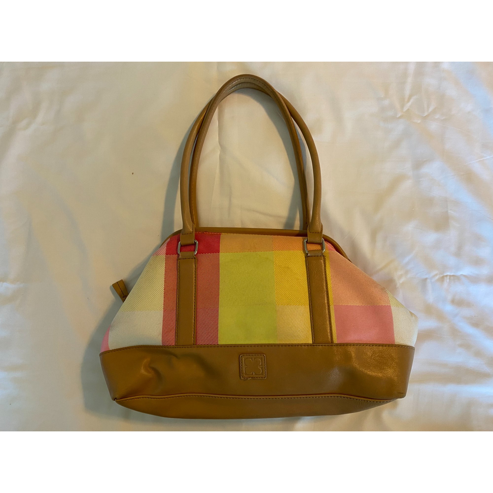 Liz Claiborne Large Multi-Colored Panel Purse